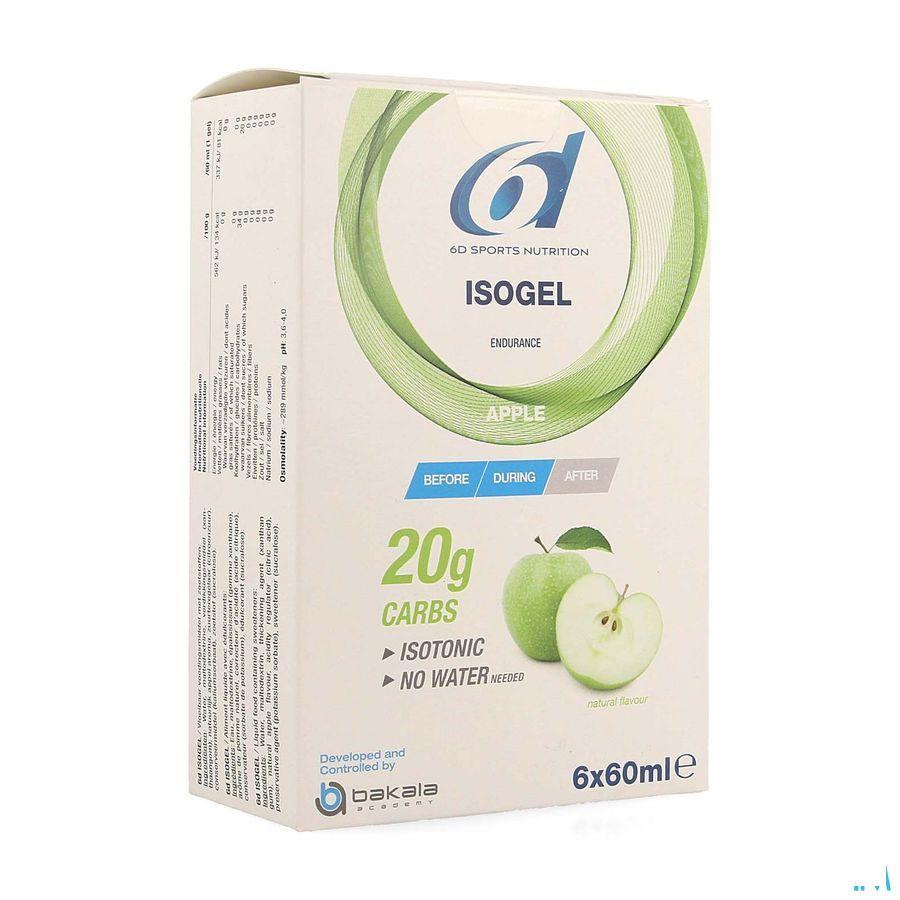 6D Sixd Isogel Apple 6X60 ml