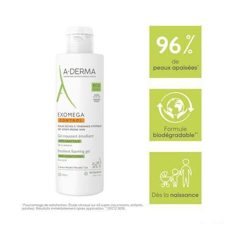 Aderma Exomega Control Gel Emolierend Flacon 500 ml  -  Aderma