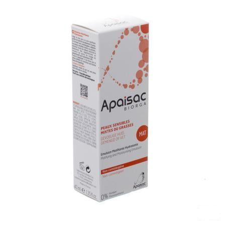Apaisac Biorga Emulsion Matifiante Hydra 40 ml