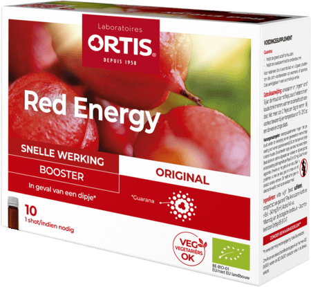 Ortis Red Energy Bio Alc 10x15 ml  -  Ortis
