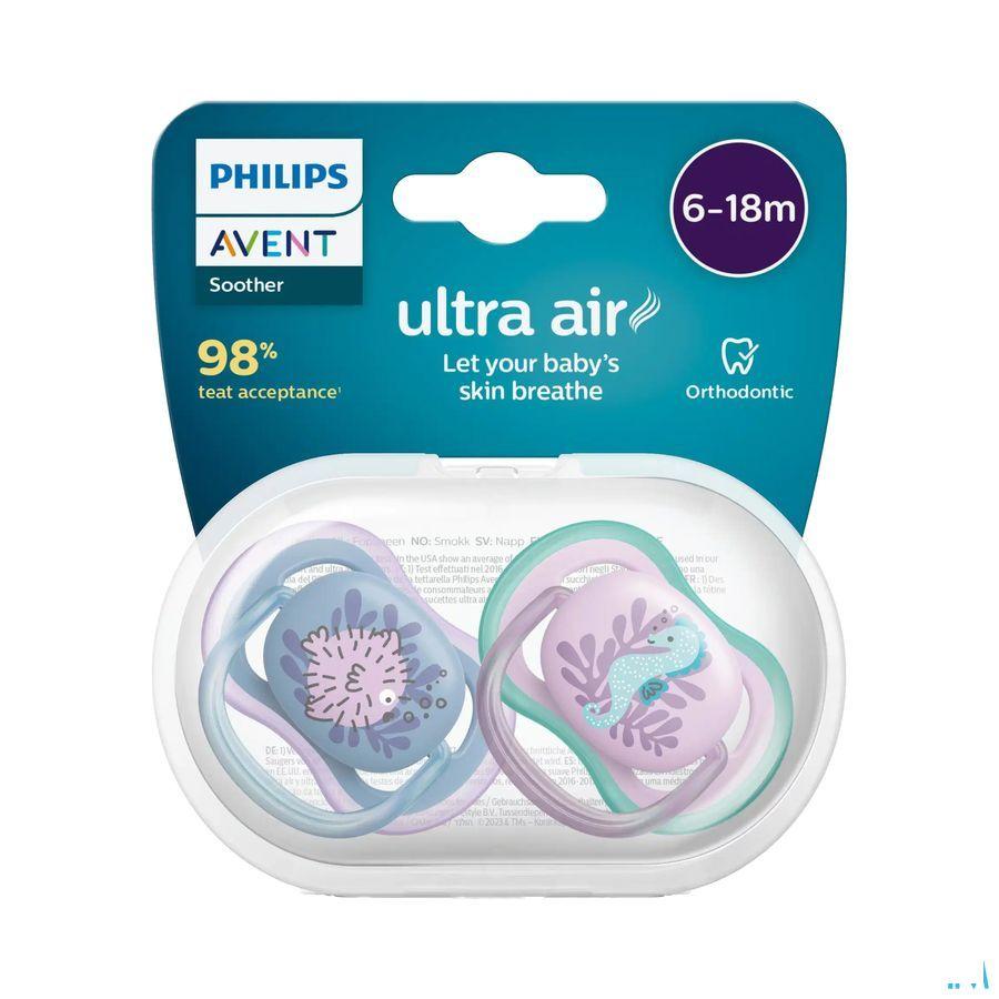 Philips Avent Fopspeen +6M Ultra Air Dieren Mix