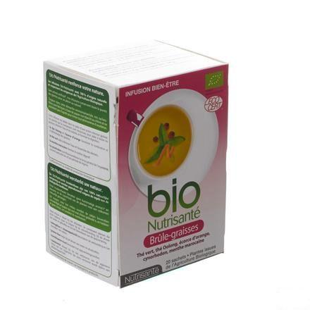 Infusion Bio Brule Graisses Sachets 20  -  Nutrisante