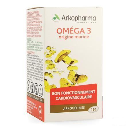 Arkogelules Omega 3 Origine Marine 180  -  Arkopharma