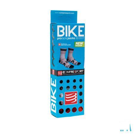 Compressport Racing Socks Bike Bl/Re T2  -  Ocebio