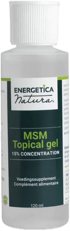 MSM Topical Gel 15% 120 ml  -  Energetica Natura