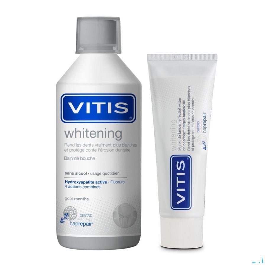 Vitis Whitening Tandpasta 75 ml 32045  -  Dentaid