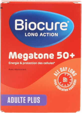 Biocure Megatone 50+ La Comp 30  -  Qualiphar
