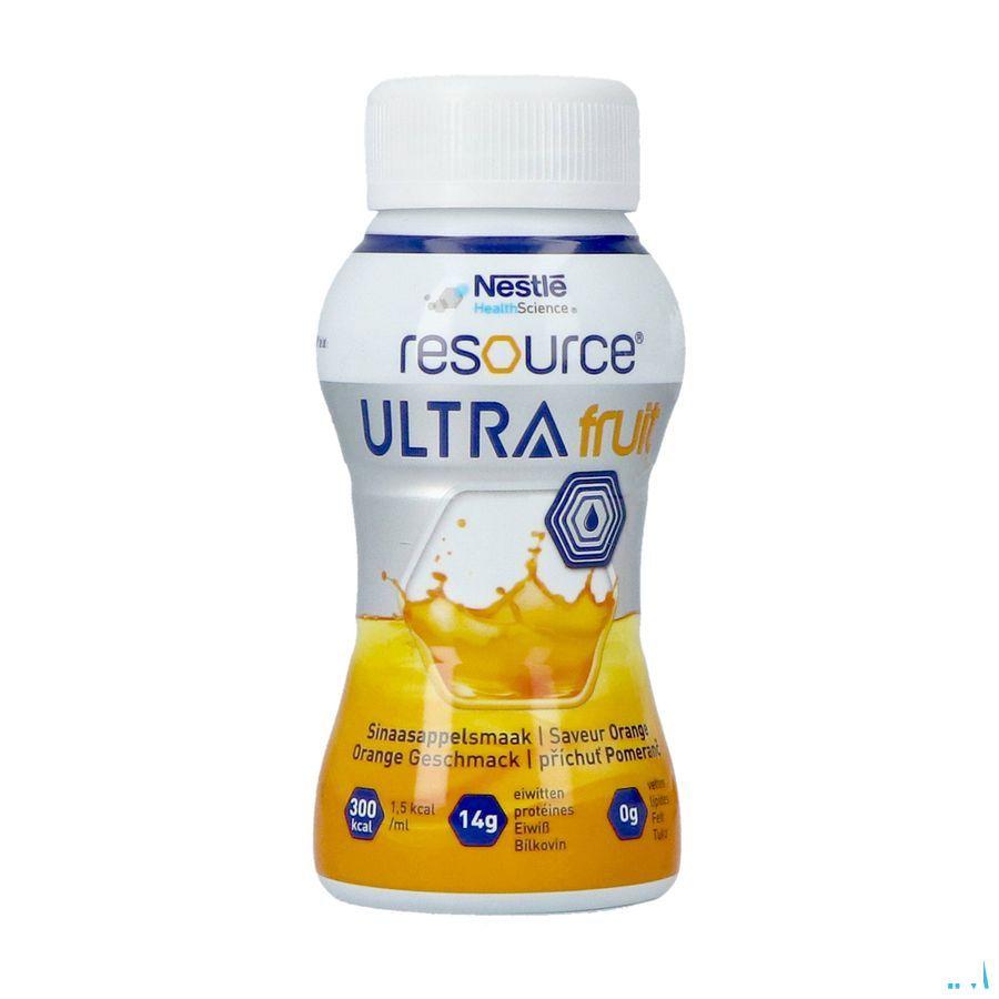 Resource Ultra Fruit Sinaasappelsmaak 4X200 ml