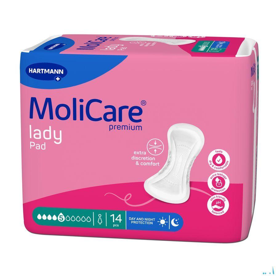 Molicare Premium Lady Pad 5 Drops 43X16Cm 14