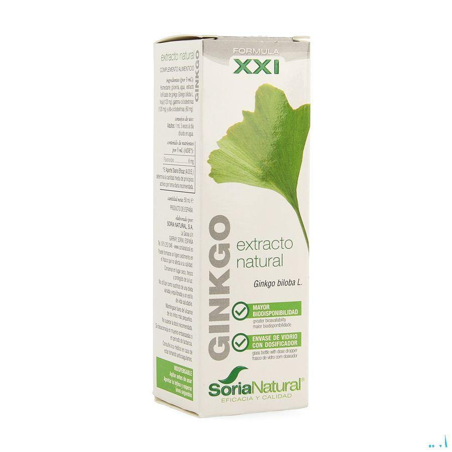 Soria Ginkgo Biloba Xxi Extr.fl. 50 ml  -  Soria Bel