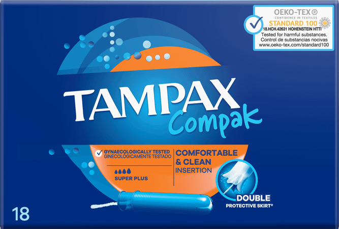 Tampax Compak Super Plus Tampons 18