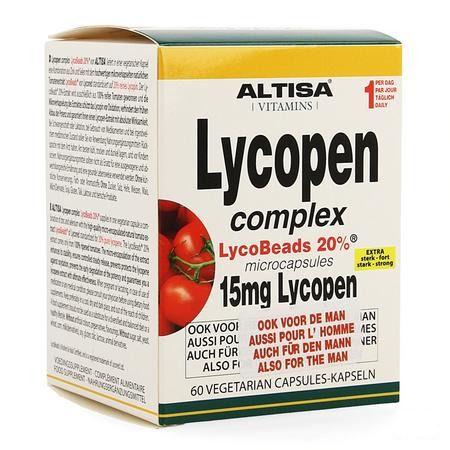 Altisa Lycopen Complex 15 mg + Se + Zn V-Capsule 60  -  Dieximport