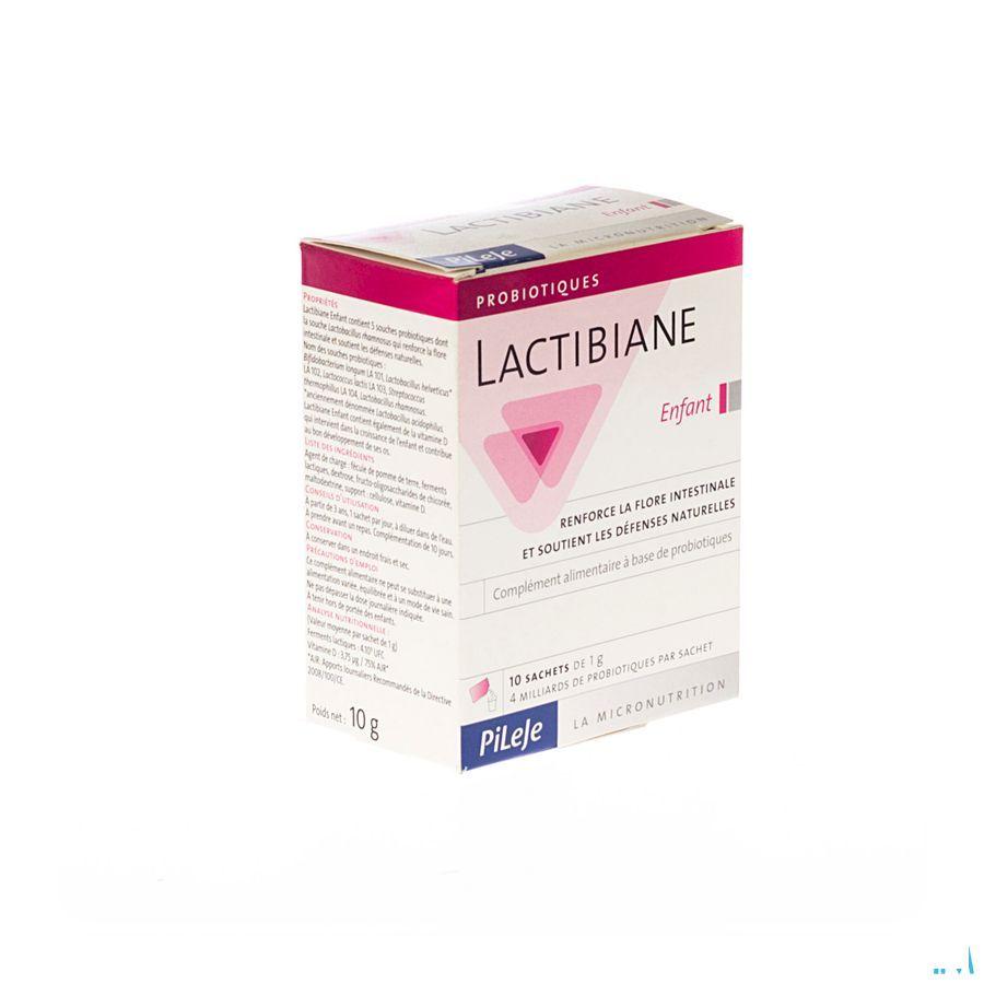 Lactibiane Kind Zakje 10x1 gr  -  Pileje