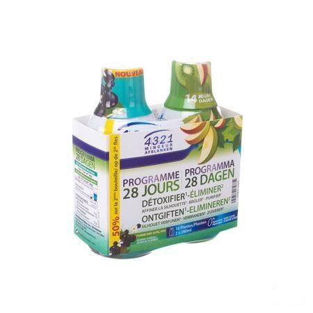 4321 Ultra Draineur Appel Kiwi 2x280 ml  -  Arkopharma