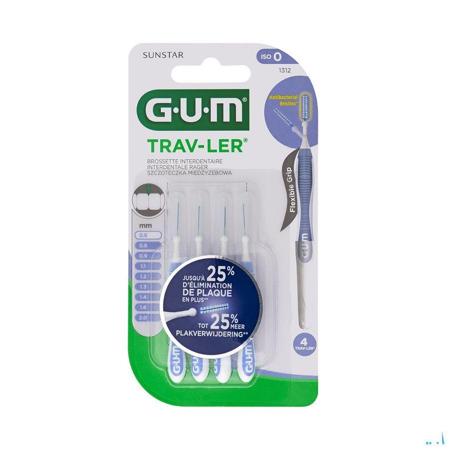 Gum Trav-ler Interdent.borsteltje 0,6mm 4 1312m4