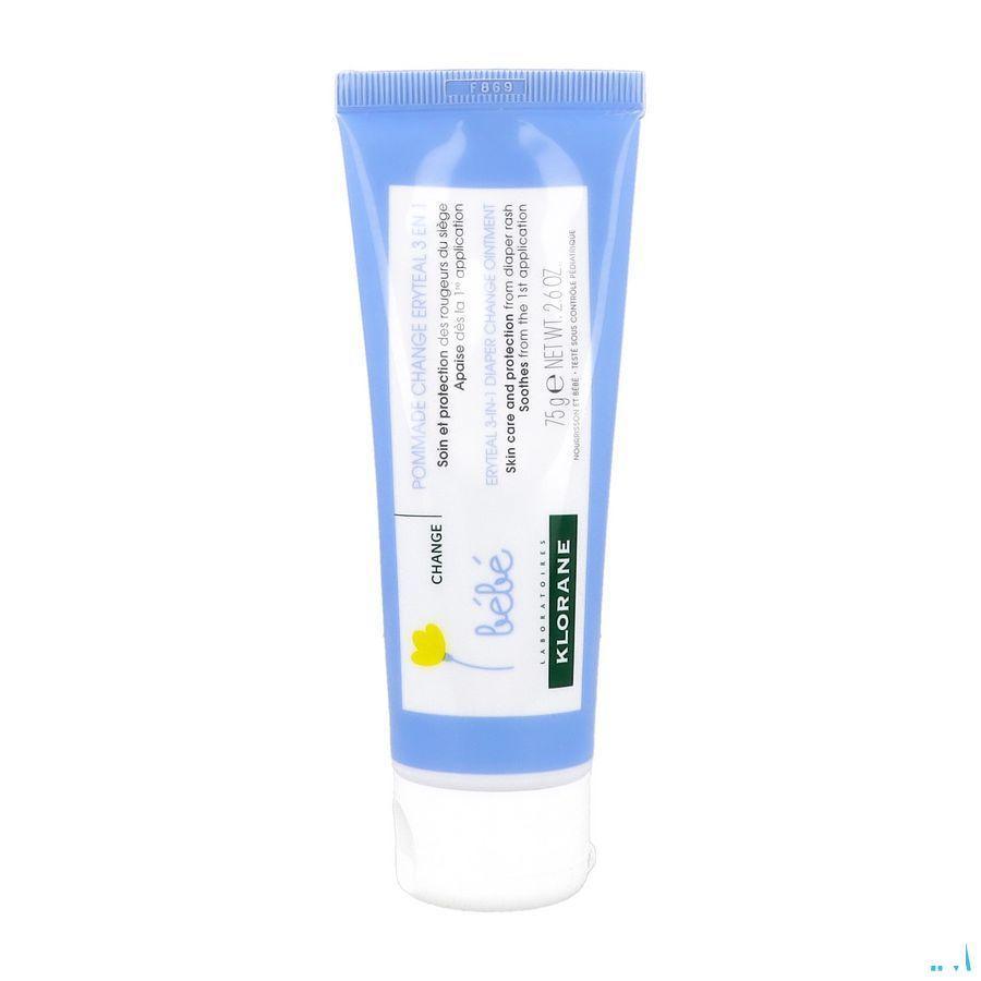 Klorane Baby Eryteal Creme Luierwissel 75 gr