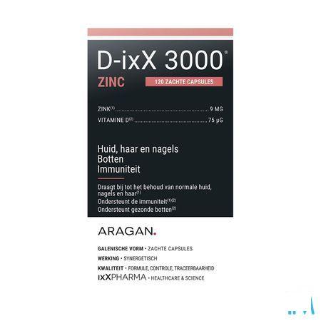 D-Ixx 3000 Zinc Softcaps 120  -  Ixx Pharma