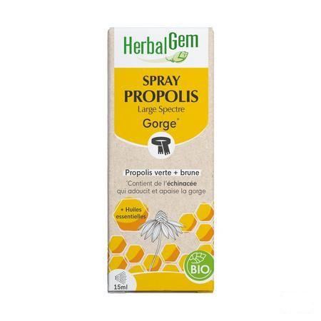 Herbalgem Propolis Breed Spectrum Bio Flacon druppels 15 ml  -  Herbalgem