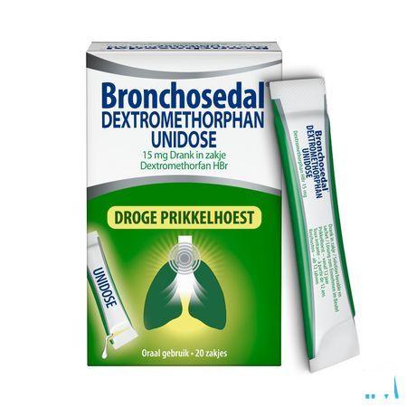 Bronchosedal Dextromethor.15 mg Sol Sach 20X5  ml Ud