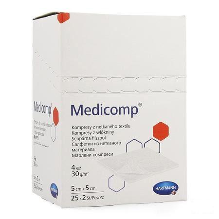 Medicomp 5x5cm 4l. St. 25x2 P/s  -  Hartmann
