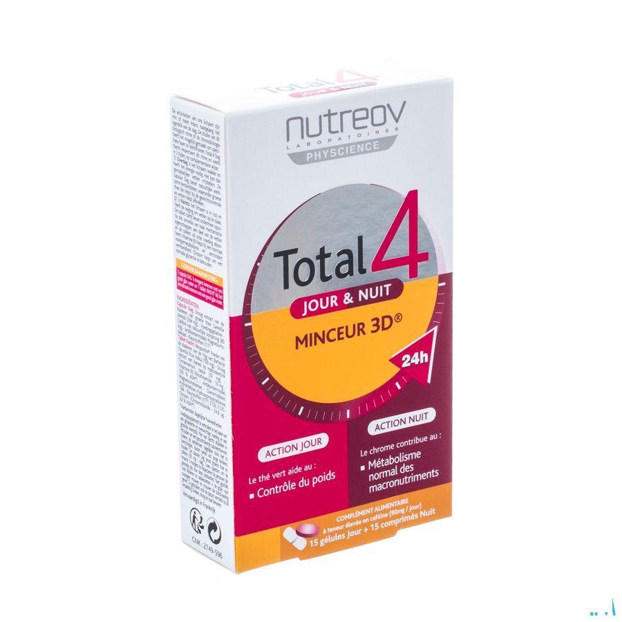 Total 4 Dag Nacht Blister 14 Tabletten + 14 Gel 