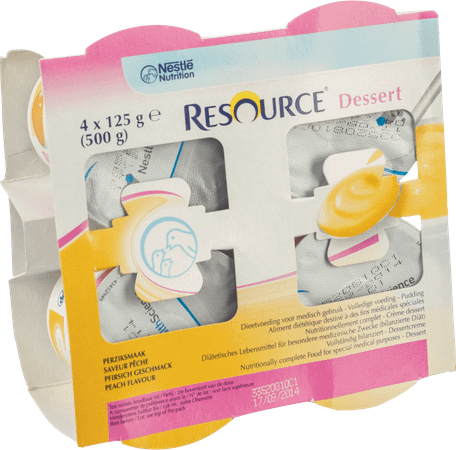 Resource Dessert Perzick 4x125 gr 12126084  -  Nestle