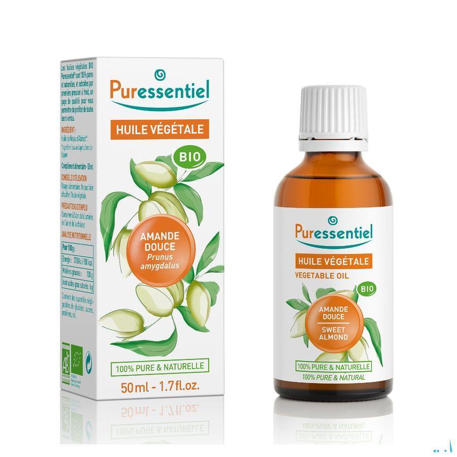 Puressentiel Huile Vegetale Bio Amande Douce 50 ml  -  Puressentiel