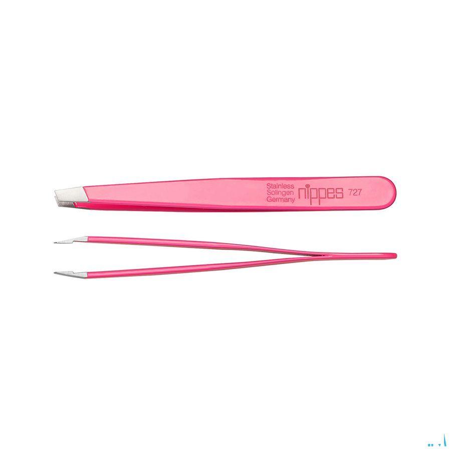 Nippes Epileerpincet Schuin Blauw N727  -  Bomedys