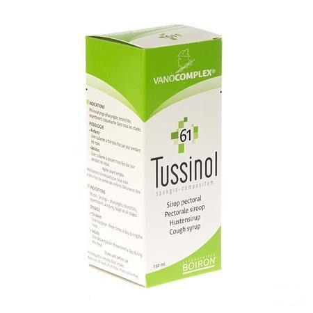 Vanocomplex N61 Tussinol Siroop 150 ml  -  Unda - Boiron