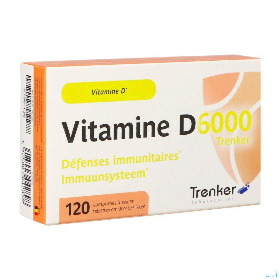 Vitamine D6000 Trenker Comp 120