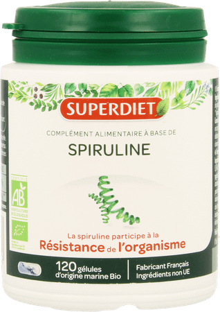 Spiruline Bio Capsule 120  -  Superdiet Laboratoires
