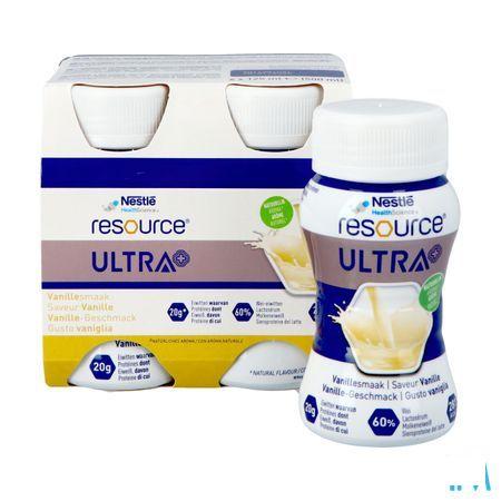 Resource Ultra+ Vanillesmaak 4X125 ml