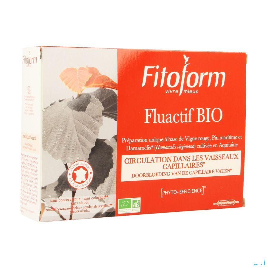 Fluactif Bio Ampullen 20x10 ml Fitoform  -  Bioholistic Diffusion