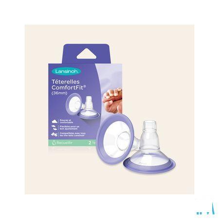 Lansinoh Borstschilden Comfort Fit 2X36mm