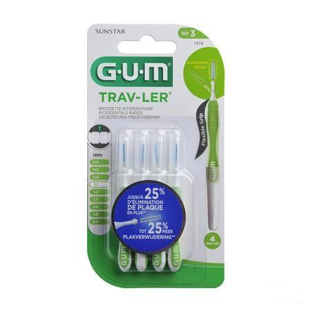 Gum Proxabrush Travel Tap Ufine 4 1414