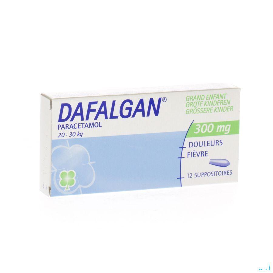 Dafalgan 300 mg Suppos 12 Grand Enf