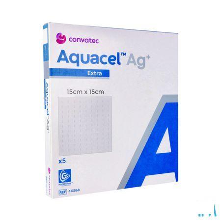 Aquacel Ag+ Extra 15 X 15Cm 5 413568