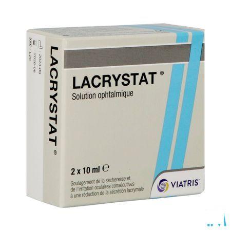 Lacrystat Collyre Flacon 2x10 ml