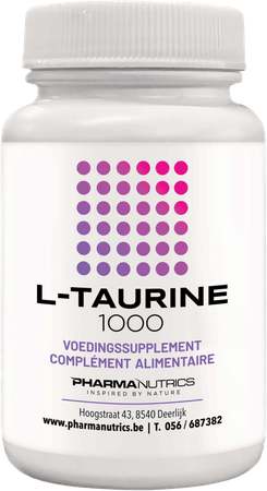 L Taurine 1000 Tabletten 60 Pharmanutrics  -  Pharmanutrics