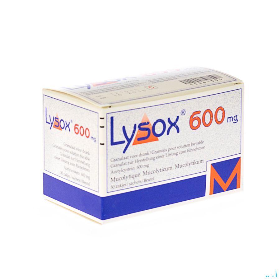 Lysox Gran Sachets 30x600 mg  -  Menarini