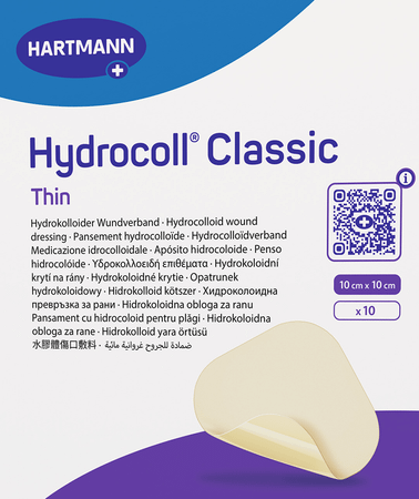 Hydrocoll Thin 10x10cm 10 9007582  -  Hartmann