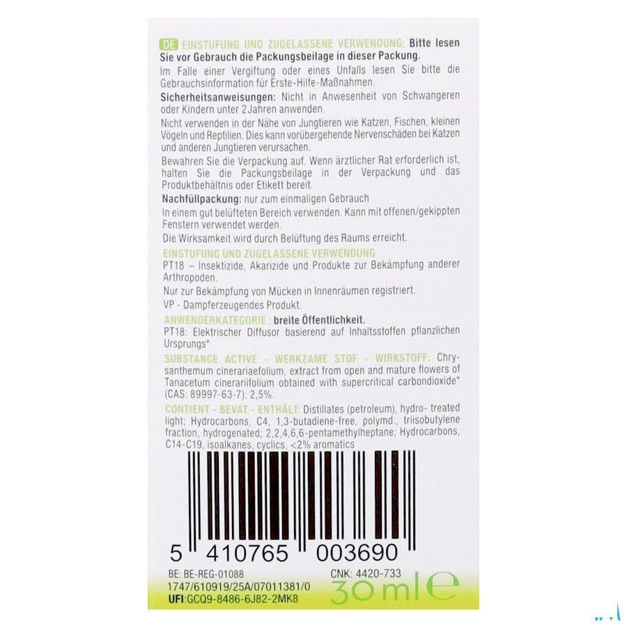 Pistal Mosquito Diffuseur Electrique Recharge