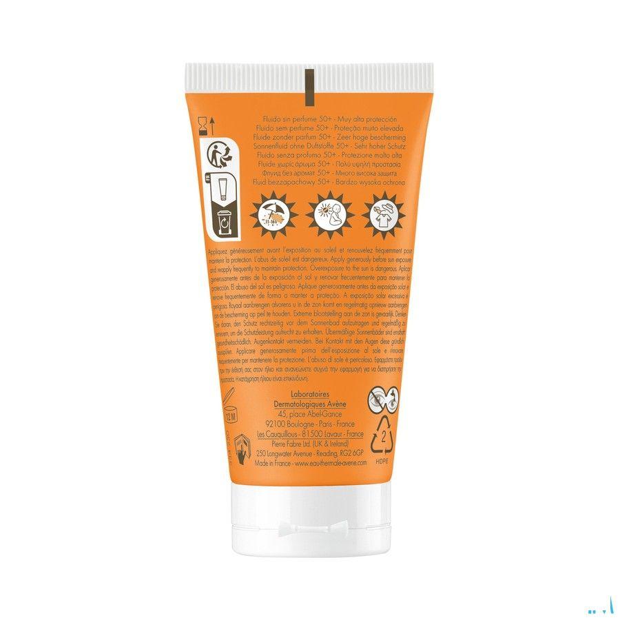 Avene Zon Ip50 + Fluide Zonder Parfum 50 ml  -  Avene