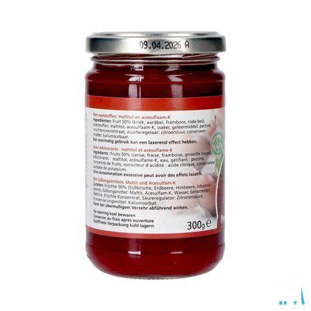 Prodia Broodbeleg 4 Vruchten + Maltitol 300 gr 6189  -  Revogan