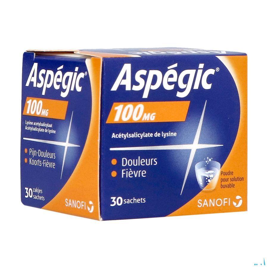 Aspegic 100 Pulv 30x 100 mg