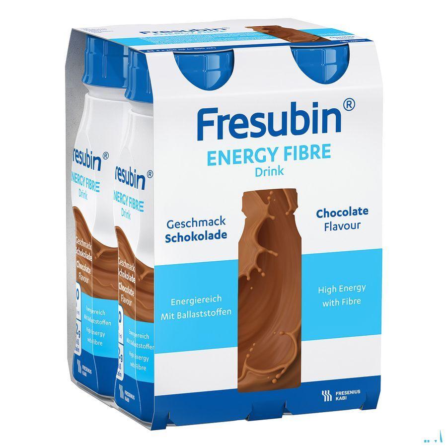 Fresubin Energy Fibre Drink Chocolat Flacon 4x200 ml  -  Fresenius