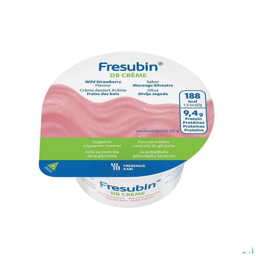 Fresubin Db Creme 125 gr Fraise Des Bois/bosaardbei  -  Fresenius
