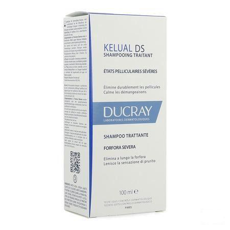 Ducray Kelual Ds Shampoo Verzorg. Hardnek. Roos 100 ml