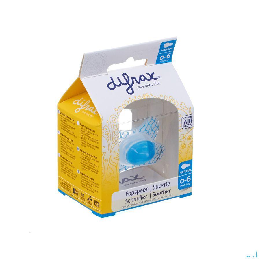 Difrax Fopspeen Natural 0-6 M  -  Difrax