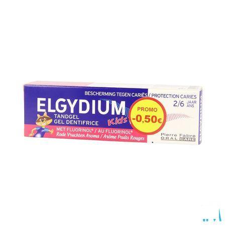 Elgydium Kids Dentif 2-6 Fr.rouge 50 ml
